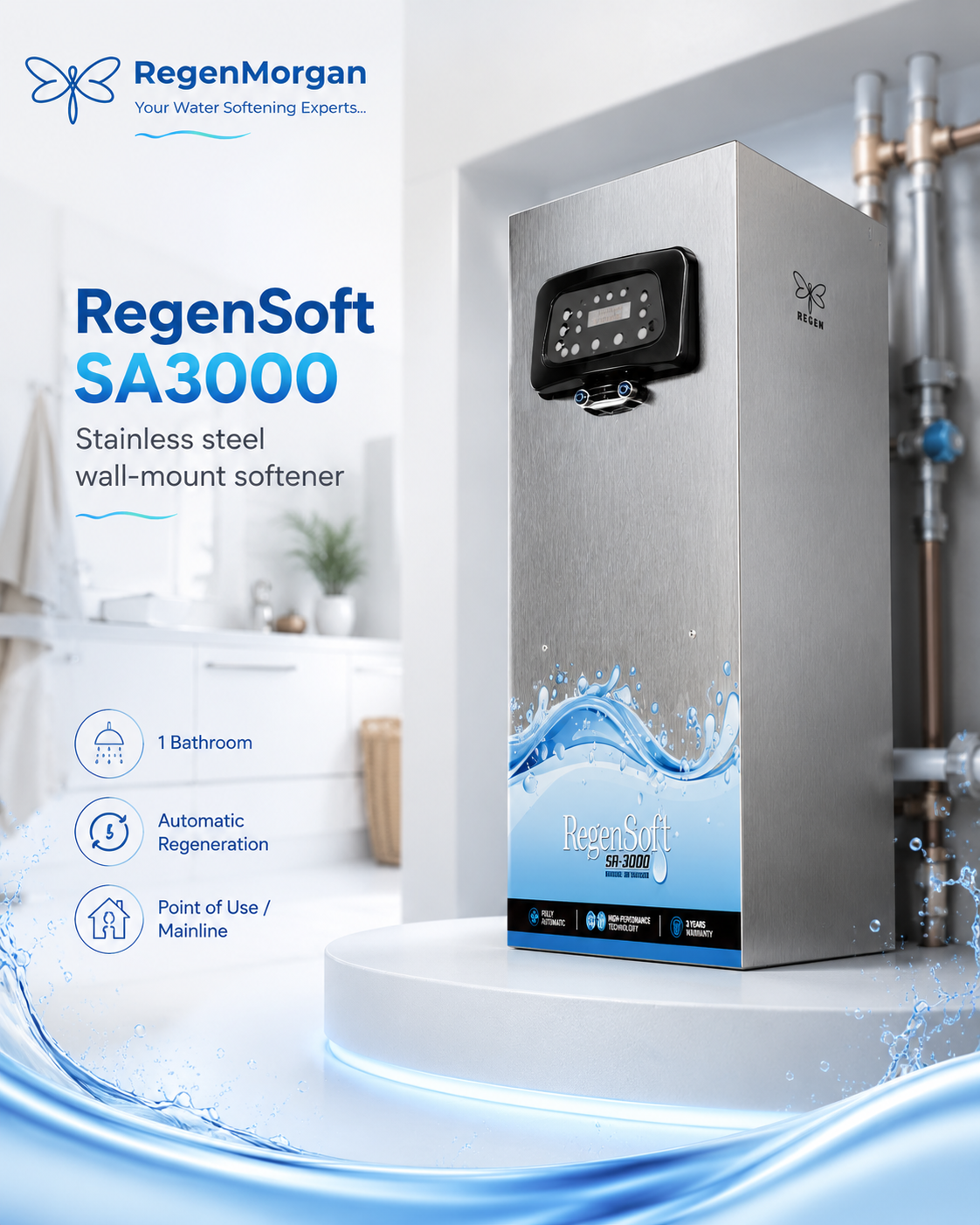RegenSoft SA3000 water softener
