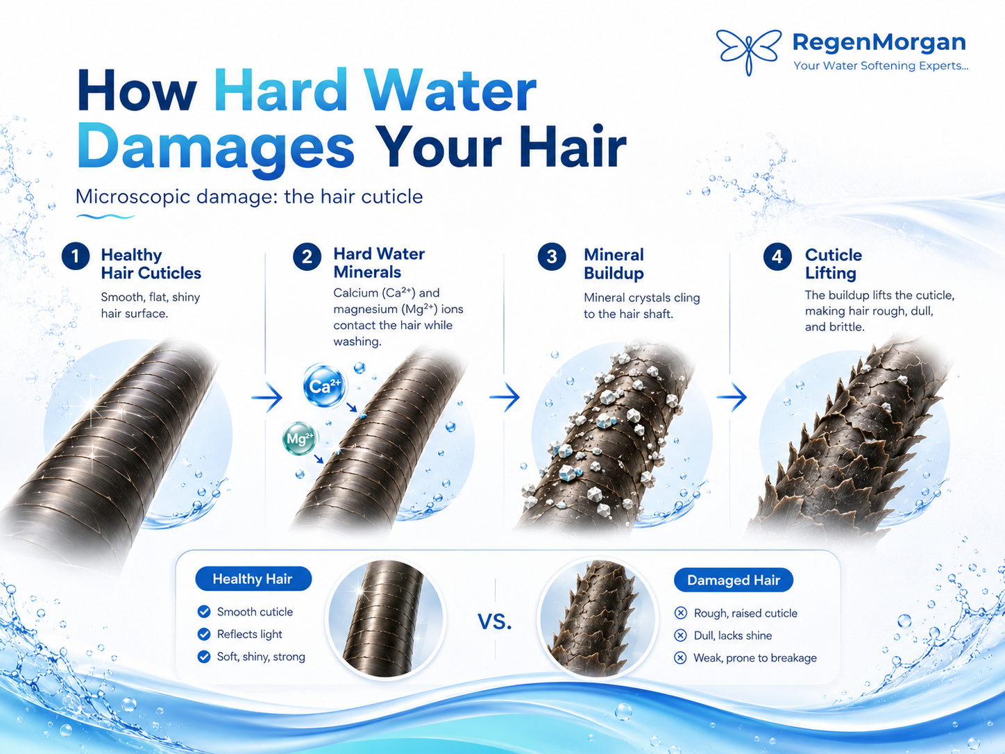 How Hard Water Damages Your Hair