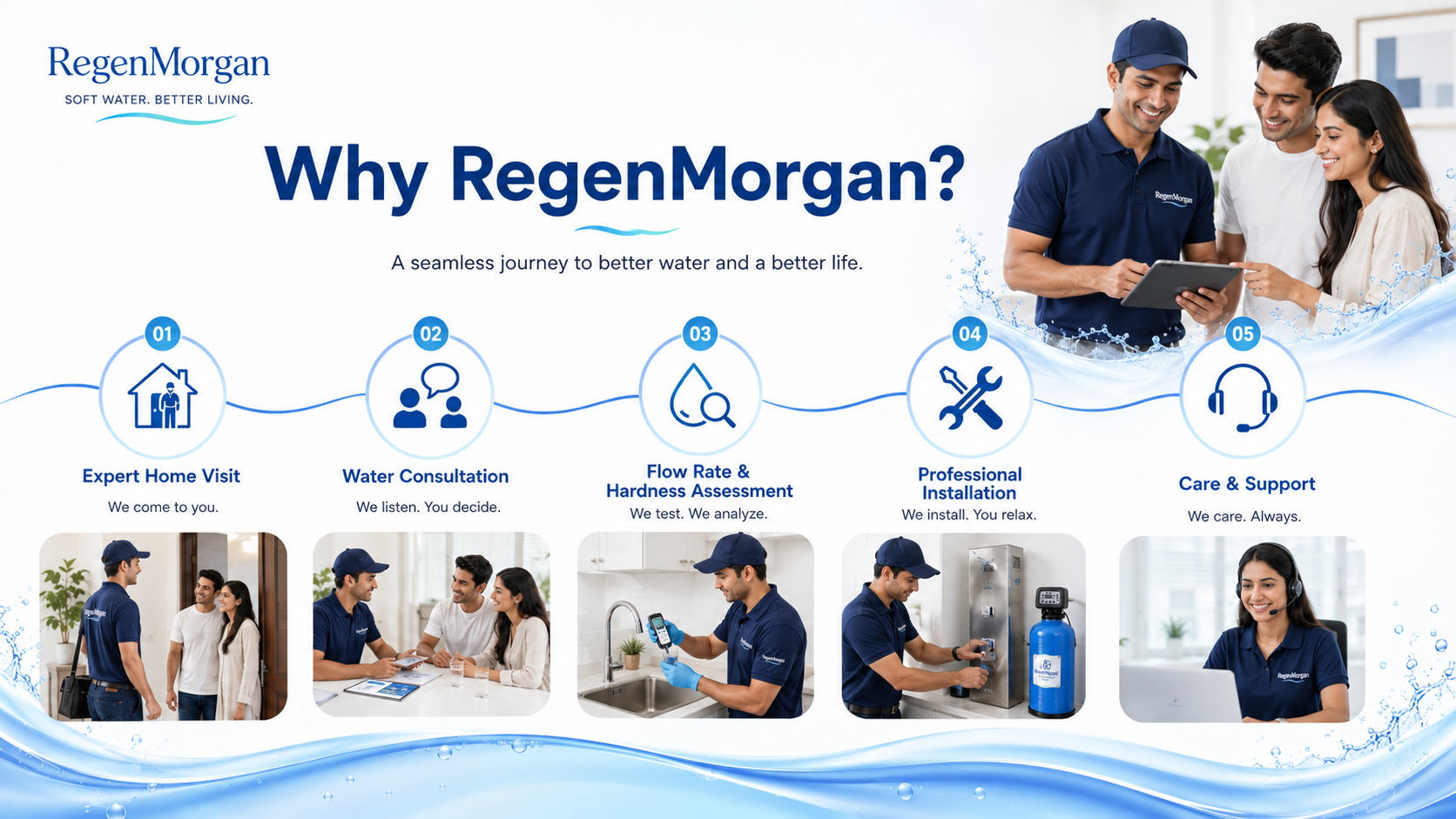 RegenMorgan water solutions service process overview